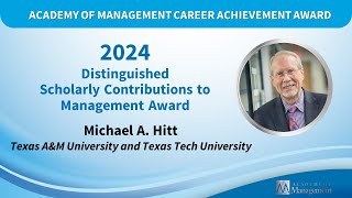 AOM 2024 Career Achievement Awards - Distinguished Scholarly Contributions to Management