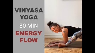 30 Minute Vinyasa Yoga -Energizing Full Body Flow - Stamina, Balance & Flexibility - For all Levels