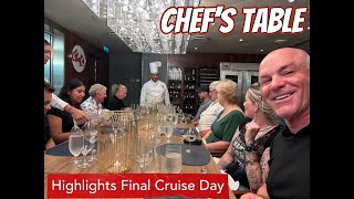 CHEF’S TABLE, FINAL CRUISE DAY #carnivalhorizon #mixology #alchemybar