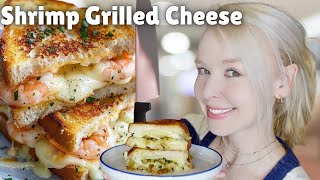 Shrimp Grilled Cheese | Cook & Eat With Me