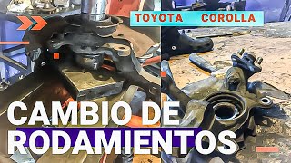 CoMo Cambiar RODAMIENTO de Toyota Corolla 87+89+90+91+97+01 ❌ 🚗 🚕