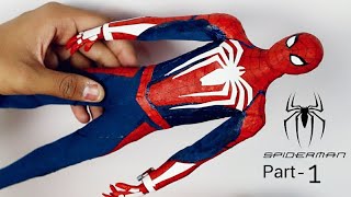 Homemade PS4 Spider man action figure out of paper | Part -1 |