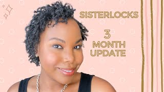 Sisterlocks 3 Month Update | Self Esteem Struggles with Baby Locs, Nightmares, and Hair Growth