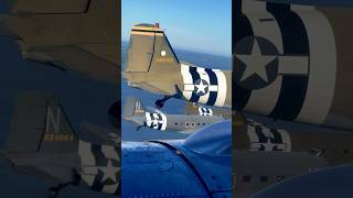 C-47 Close Formation Flight | #C47 #DC3 #aviation #history #formation #warbirds