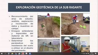 DIPLOMADO EN INGENIERIA DE CARRETERAS - MODULO IV: ESTUDIO GEOTECNICO DE CARRETERAS (SESION N° 01)