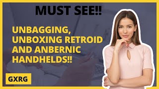 UNBAGGING UNBOXING RETROID AND ANBERNIC HANDHELDS!!