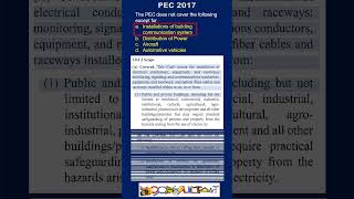 PHILIPPINE ELECTRICAL CODE 2017 - QUESTION AND ANSWERS-1 #shorts