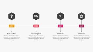 Timeline / History Slides PowerPoint Template (B) - Warna Slides