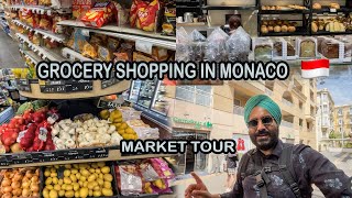 Grocery shopping in Monaco ( Monaco vlog | Punjabi | Hindi | Urdu )