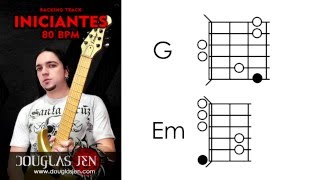 Guitar Backing track - acordes para guitarra - trecho do Mini Curso Online Douglas Jen