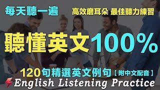 🌿最佳英語聽力練習｜保母級英文聽力｜三個月英文聽力暴漲｜120句英文日常對話｜雅思词汇精选例句｜附中文配音｜每天60分鐘 英語進步神速｜English Practice｜FlashEnglish