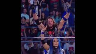 Aj styles and miayim entrance 💙💙💙