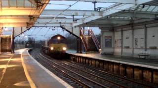 66140 & 66059 at Troon Station. 29/11/15