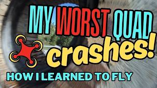 My 26 WORST crashes learning to fly FPV quad 😅 THEN vs NOW 🚁 | Drone Crash Compilation