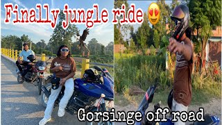 Jungle ride extreme ride adventure riding off —😰rode Gorsinge jungle 🔥||@Bonevlog46