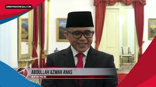 PRESIDEN JOKOWI LANTIK AZWAR ANAS SEBAGAI MENPAN-RB