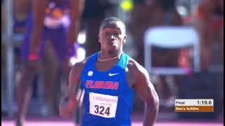 TEXAS RELAYS 2022 : FLORIDA GATORS WINS 4X400M - LOOK THE FINISH 👀