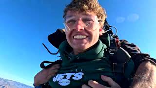 Rick First Skydive! Tandem Jump from 10000 feet at iJump Gran Canaria