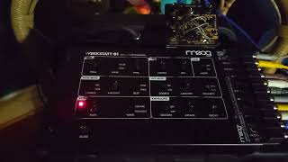 moog werkstatt + bastl drum