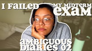 i failed my midterm exam a week in my life @ zoom university student | Ambiguous diaries 02