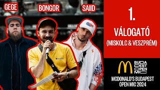 1. EPIZÓD - VÁLOGATÓ (MISKOLC & VESZPRÉM) // McDonald's Budapest Open Mic 2024