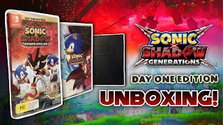 Sonic X Shadow Generations: Day One Edition Unboxing! - I GOT SCAMMED HARD!!!