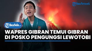 Wapres Gibran Akhirnya Bertemu Bayi Gibran di Posko Pengungsi Erupsi Gunung Lewotobi Laki-laki NTT