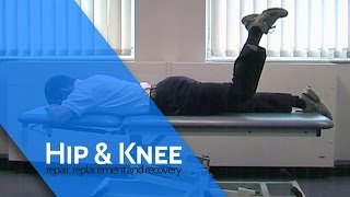 Prone Hip Extension with Knee Flexion | Hip Replacement Post-Op Physio & Exercises