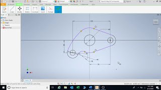 Autodesk Inventor Tangent Exercise