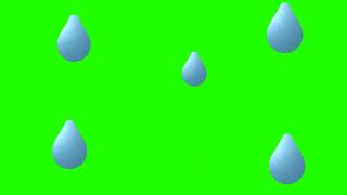 Rain Animation Green Screen