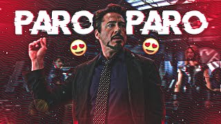 Paro Paro - Tony Stark Edit ❤️ || Iron man best whatsapp status ⚡