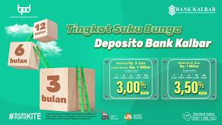 ini informasi Suku Bunga Deposito Bank Kalbar