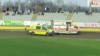 Ckm włókniarz Czestochowa Upadek Michaela Jepsena Jensena  Speedway Crash