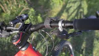 MTB OFFF 05 - Rockrider 540 moje modyfikacje - manetki Shimano SLX M7000 -