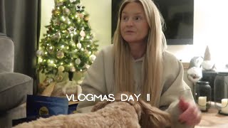 VLOGMAS DAY ELEVEN- festive pancakes, mini aldi haul, includes PW discount code