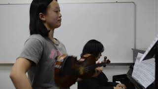 Beethoven - Romance in F Major, op 50, Hannah Chen - violin and Diana Kostova - piano