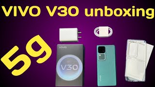 Vivo V30 unboxing!! 80 w fast charger!!