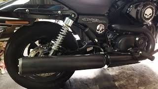 Screamin Eagle Exhaust Sound Harley Davidson Street 500