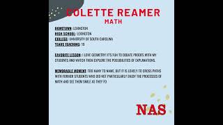 NAS Colette Reamer TOY 2023