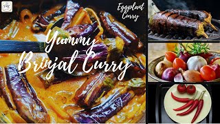 Yummy BRINJAL CURRY | Fried Sour & Spicy | Eggplant Curry