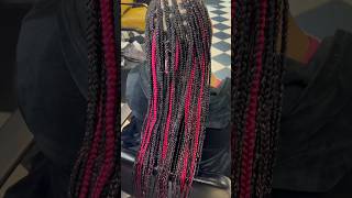 My February’s hair 💖💖 #hair #braids #pink