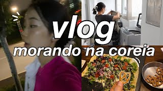 vida na coreia | vlog: fazendo kimbap/cozinhando, saindo com amigas, karaoke kr, organizando a casa!