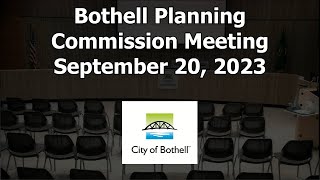 Bothell Planning Commission Meeting - September 20, 2023