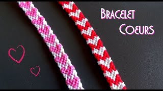 [TUTO] Bracelet Brésilien Coeurs (intermédiaire) Cadeau Fête des mères