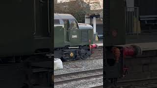 Class 40 -D345 whistles away from Longbridge #locomotive