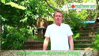 Mr. STANISLAS from France who stayed at Somatheeram Ayurveda Village  for 1month Panchakarma program