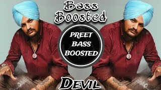 Devil ❤‍🔥[Bass Boosted] Sidhu Moose Wala| Latest Punjabi Song 2024 | PREET BASS BOOSTED