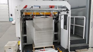 Newsprint Paper Roll To Size Sheets Cutter Sheeter Machine In Serbia