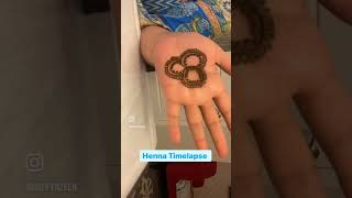 Henna Timelapse #henna #mehndi #timelapse #hennadesign #mehndidesign #timelapsevideo