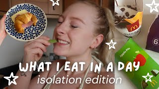 WHAT I EAT IN A DAY IN ISOLATION 🥐 | EMILY ROSE